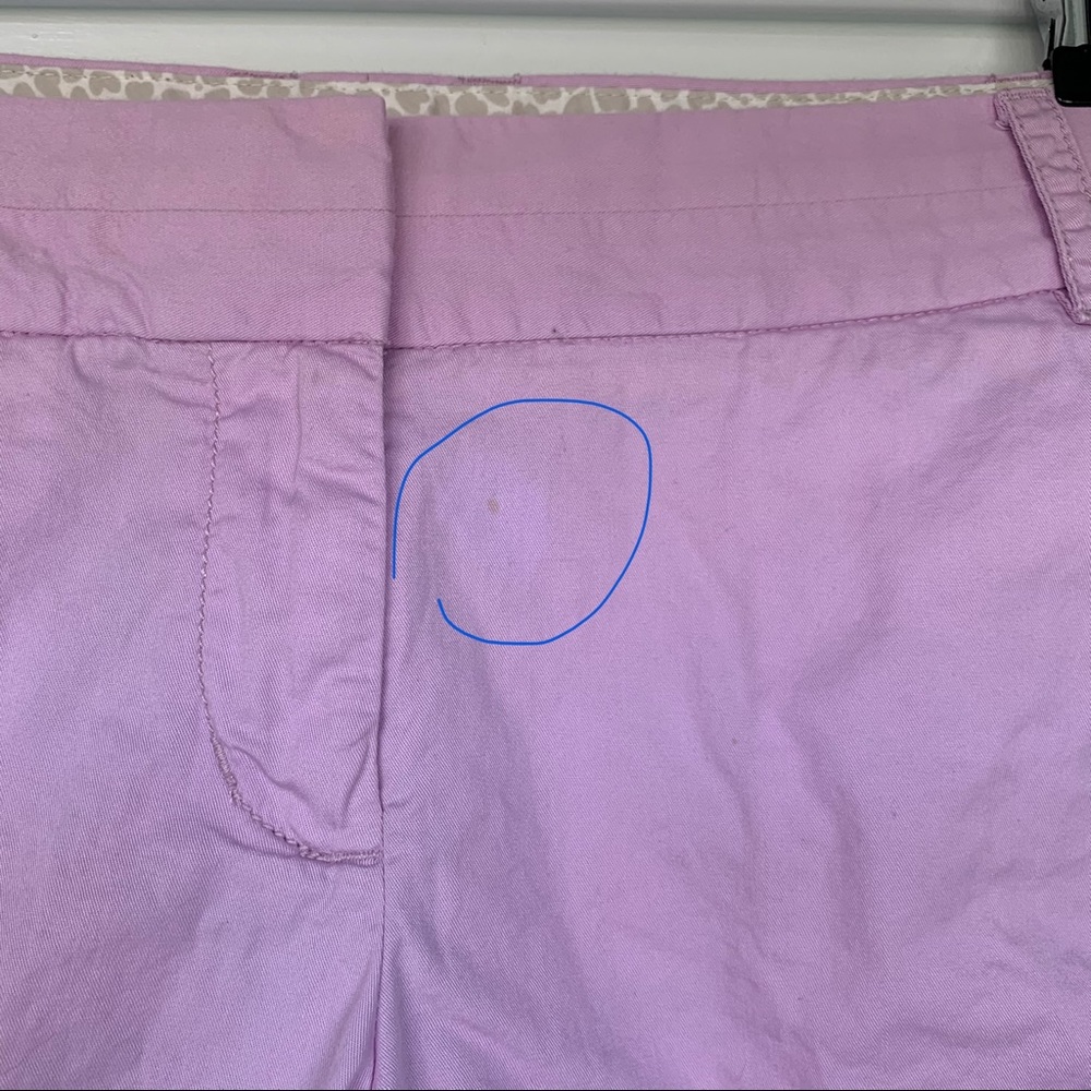 •J.Crew• Broken In Chino Lavender Shorts - Size 2 - Picture 7 of 8